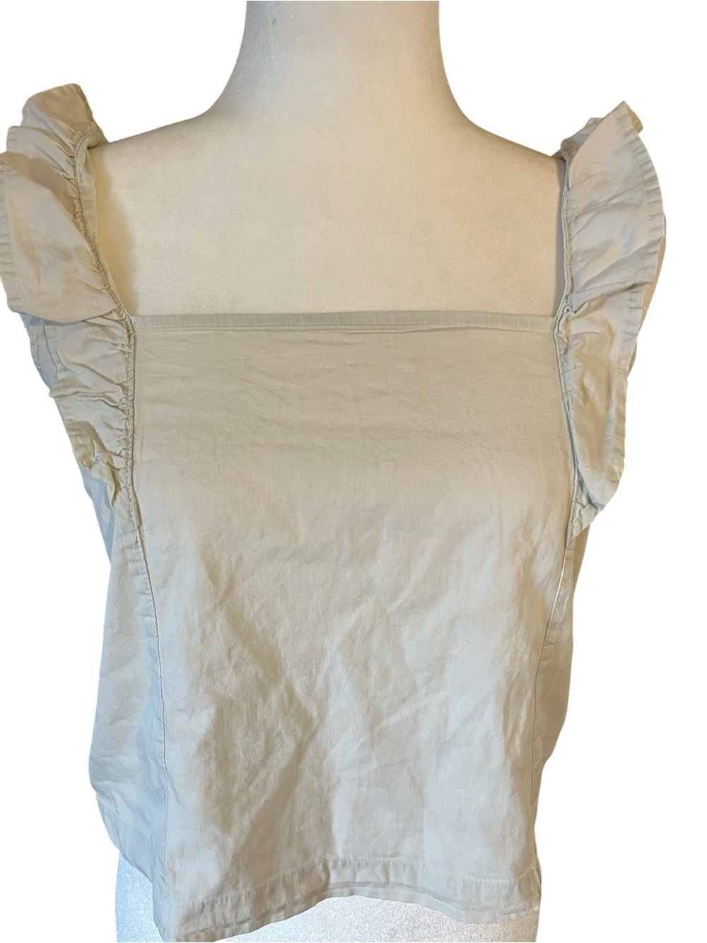 NWT DL1961 Cora Tank Top Ivory Size Medium